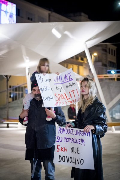 Glumac Leon Lučev, supruga Jelena Graovac Lučev i kći Neo