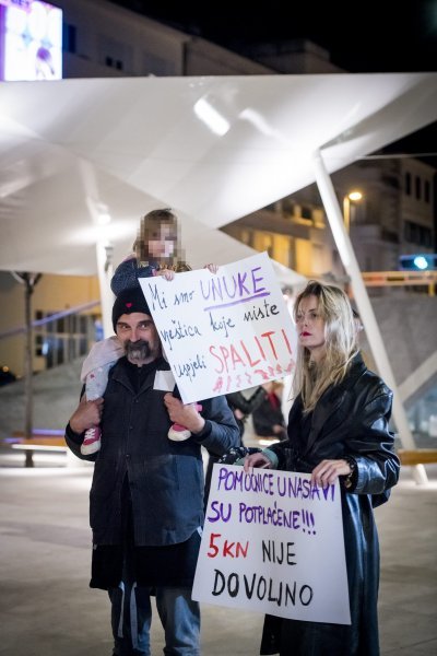 Glumac Leon Lučev, supruga Jelena Graovac Lučev i kći Neo