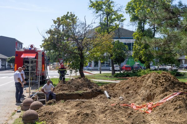 Strava u Vinkovcima: Radnik rezao plinsku cijev i zapalio se