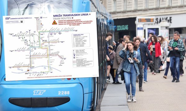 Tramvaji neće voziti kroz centar i zapad Zagreba: ZET objavio obilazne pravce